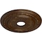 Ekena Millwork Dublin Ceiling Medallion (Canopies up to 5 1/8"), 17 7/8"OD x 3 5/8"ID x 1 1/4"P, Root Beer Crackle CM17DURBC - alternate 3
